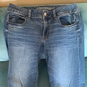 American Eagle Favorite Boyfriend Jeans, Size 12 X-Long